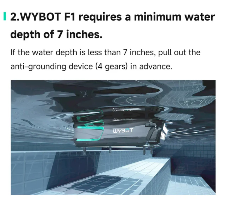 WYBOT F1 Solar Pool Skimmer Robot, 8H Runtime, App Control, Smart Obstacle Avoidance, Anti-Tangle/Leak/Strand, Edge Cleaning, Black