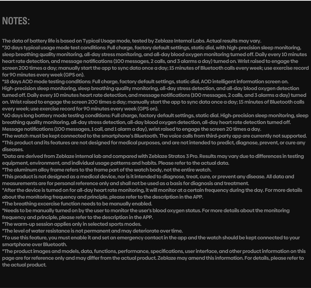 Zeblaze Stratos 4 Rugged Outdoor Smartwatch, 1.43 inch AMOLED Display, 6 Satellite Positioning Systems, Health Monitoring, 170+ Sports Modes, Up to 60 Days Battery Life, Bluetooth Calling - Orange