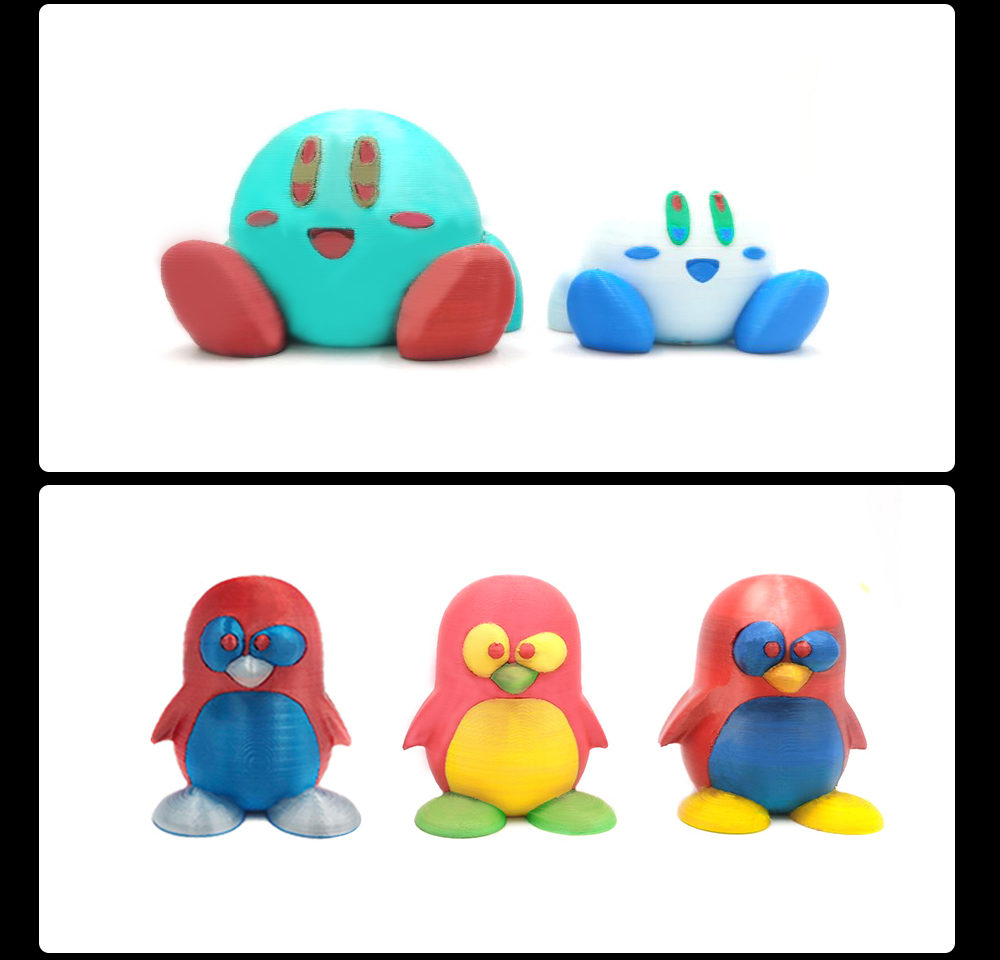 Refurbished Zonestar Z8PM4 Pro Extruder 4-IN-1-OUT Color-Mixing 3D Printer LCD Screen High Precision Resolution DIY Kit - Black