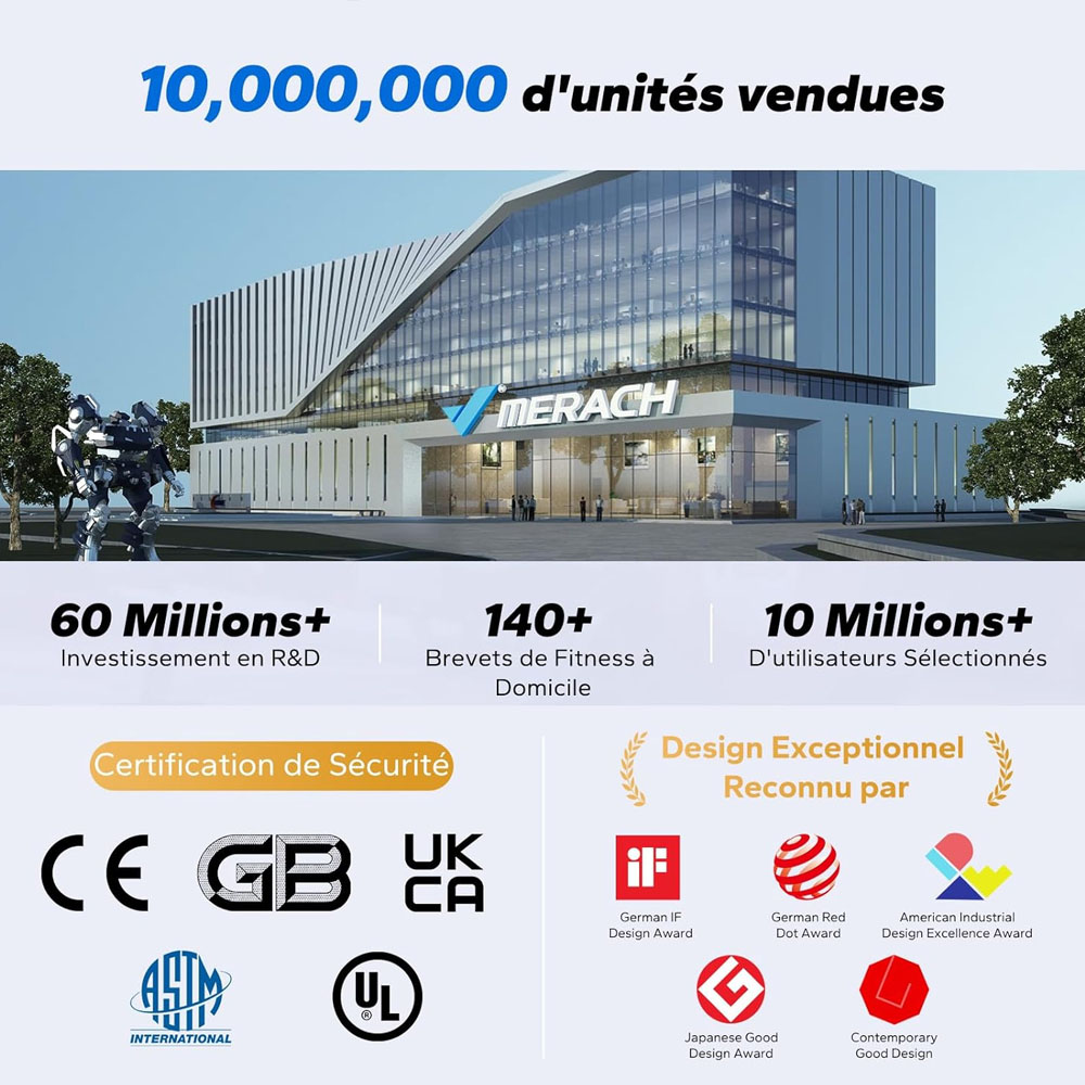 MERACH Q1S Rameur Magn&eacute;tique, 16 Niveaux R&eacute;sistance, 160kg Capacit&eacute;, Double Rail, LCD, Compatible App, R&eacute;glage Manuel, Noir