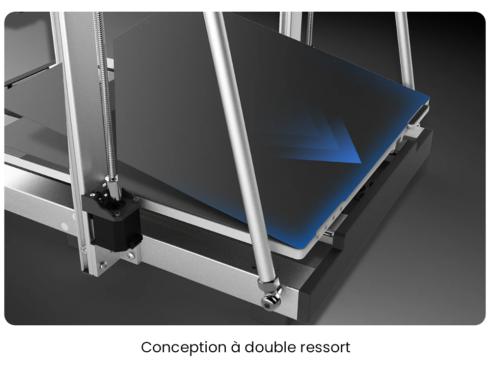 Anycubic Kobra 3 Max Imprimante 3D, 600mm/s Vitesse, Nivelage Auto, Impression 8 couleurs ACE Pro, 420*420*50mm