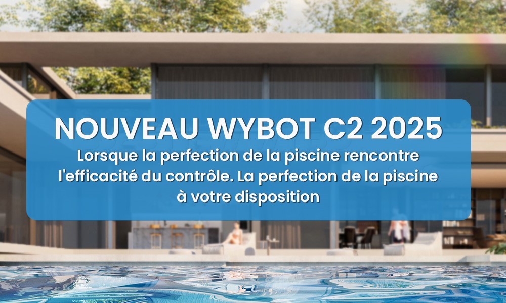 Aspirateur robot de piscine sans fil WYBOT C2, nettoyage des parois et des lignes de flottaison, double filtration de nettoyage, pour piscines creus&eacute;es jusqu'&agrave; 2512 pi2, noir vert