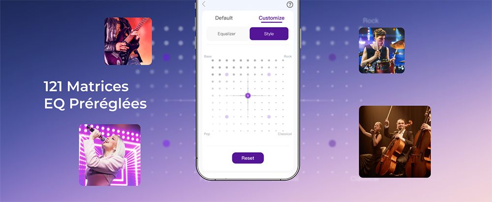 Ultimea Apollo S90 Barre de son 9.1 canaux, Dolby Atmos, puissance de crête de 470 W, éclairage RVB, contrôle par application, 121 matrices d'égalisation prédéfinies, Bluetooth 5.3, design détachable