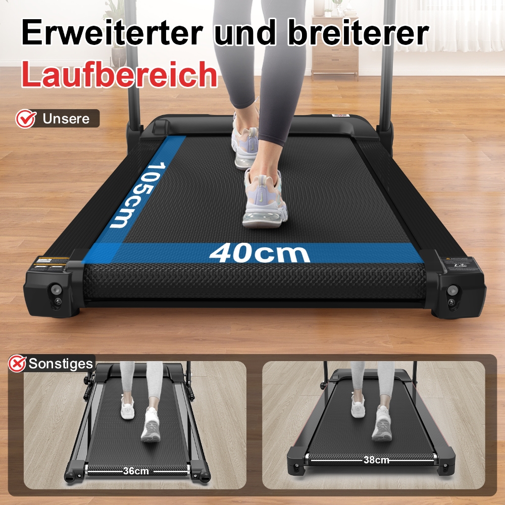 JK1601 Home Fitness-Laufband, 2,5-PS-Motor, 3 Modi und Smart-App