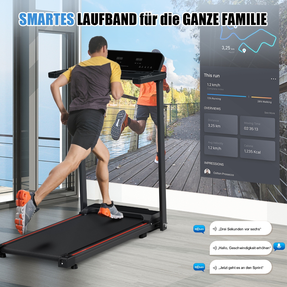 Q30-6 Laufband, 2,5-PS-Motor, 3 Modi, LED-Display und APP
