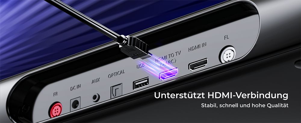 Ultimea Apollo S90 9.1-Kanal-Soundbar, Dolby Atmos, 470 W Spitzenleistung, RGB-Beleuchtung, App-Steuerung, 121 voreingestellte EQ-Matrizen, Bluetooth 5.3, abnehmbares Design