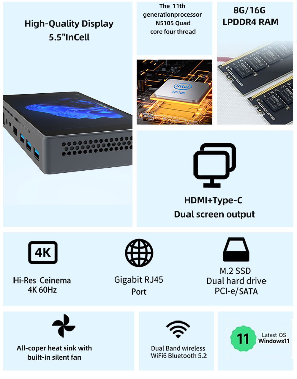 JX2 Pocket mini pc