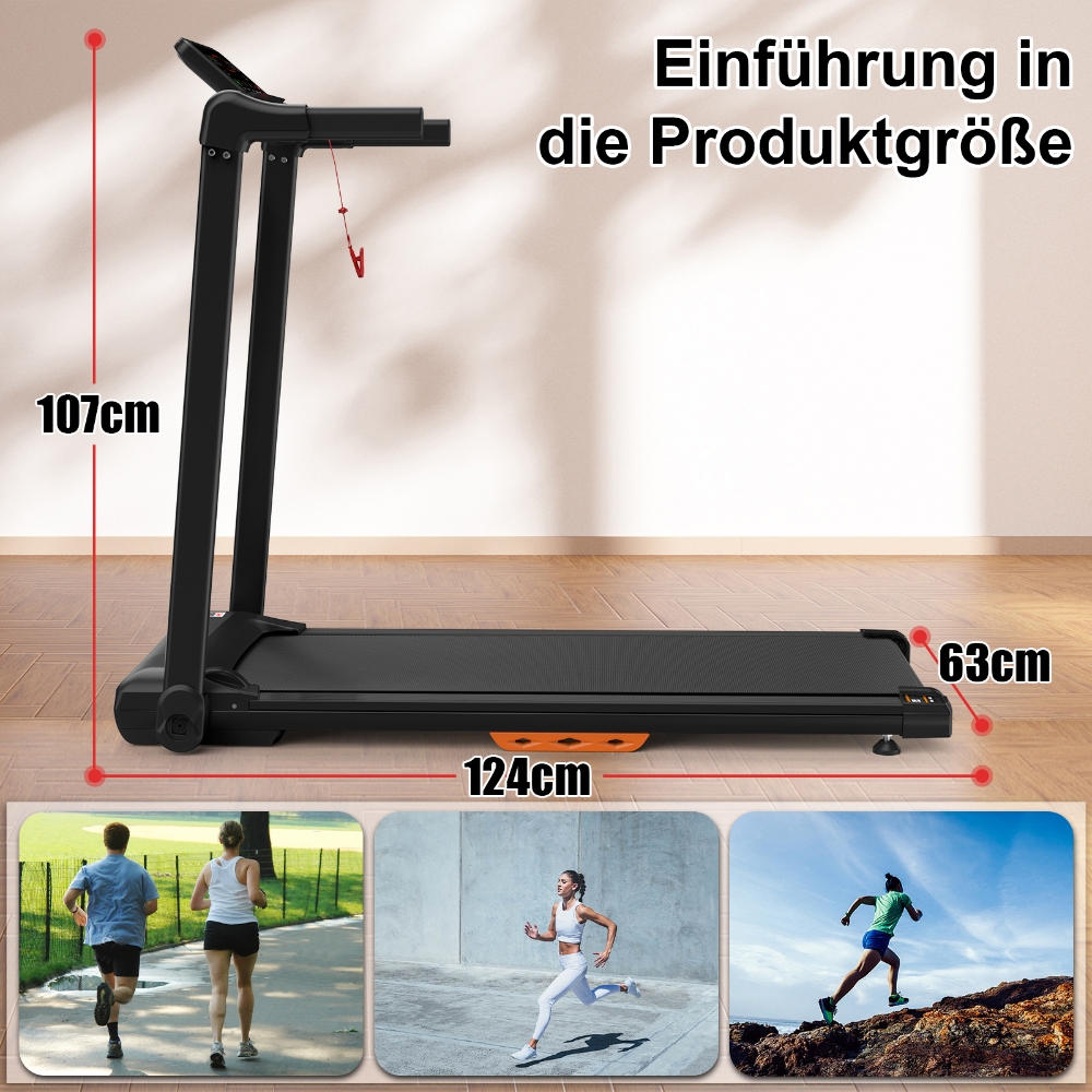 JK1601 Home Fitness-Laufband, 2,5-PS-Motor, 3 Modi und Smart-App