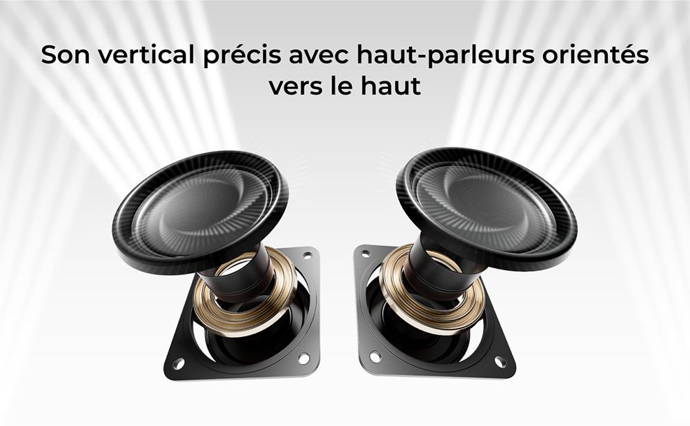 Ultimea Skywave F30 3.1.2 Barre de son, Dolby Atmos, contr&ocirc;le par application, puissance de cr&ecirc;te de 300 W, fonction CEC, Bluetooth 5.4, &eacute;galiseur graphique 10 bandes, 121 matrices d'&eacute;galisation pr&eacute;d&eacute;finies