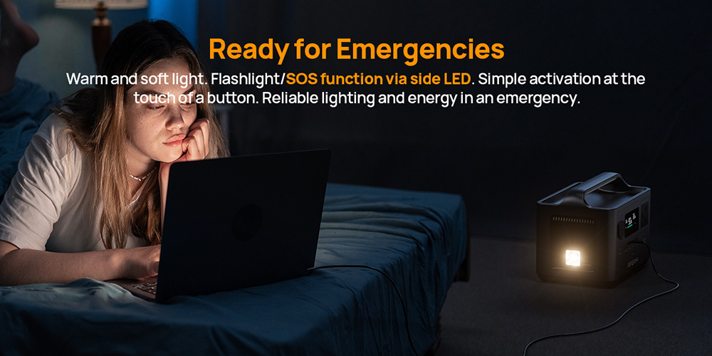 AFERIY P040 Portable Power Station, 400W 256Wh Outdoor Generator, 5 Outputs, 1.2H Full Charge, 3500+ Cycles LiFePO₄ Battery