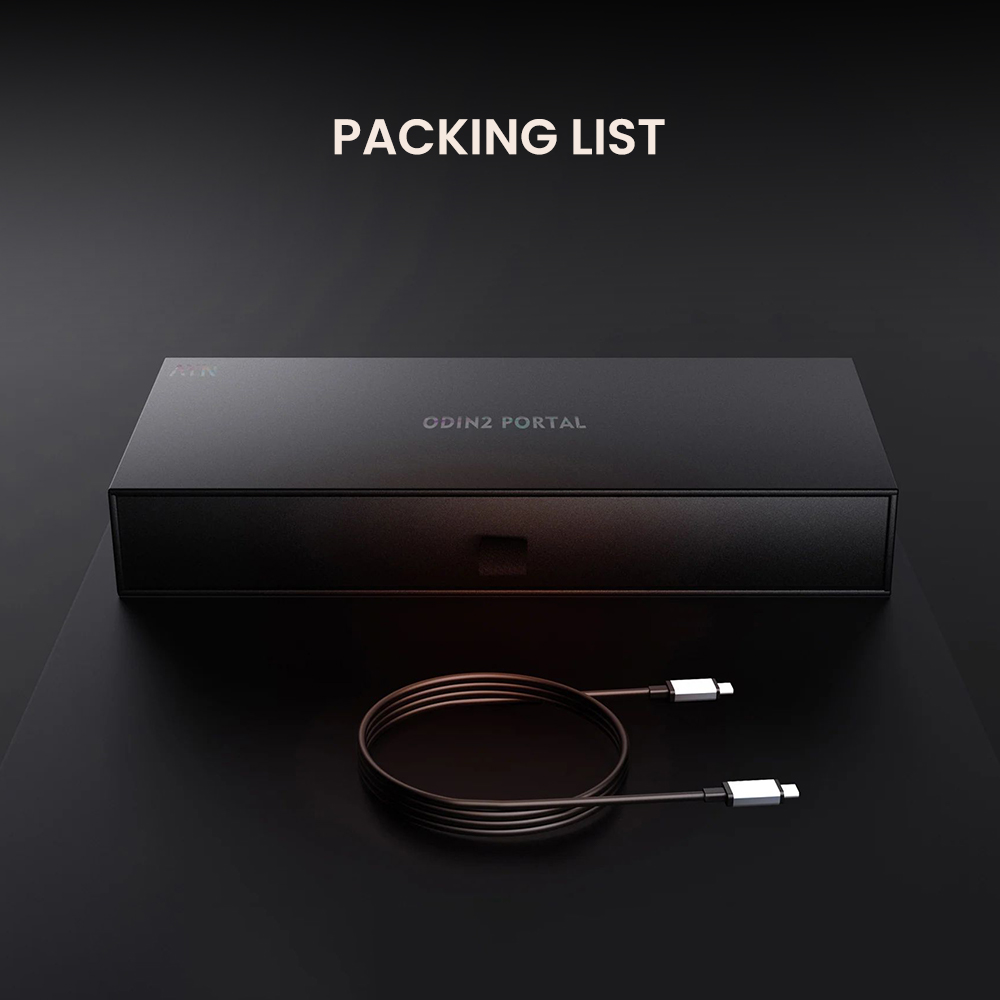 AYN Odin 2 Portal Handheld Game Console, 7 inch 1080p 120Hz OLED Touchscreen, 16GB RAM 1TB Storage, 8000mAh Battery, Android 13, WiFi 7 Bluetooth 5.3 - Indigo