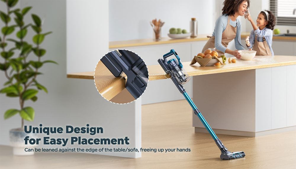 Buture VC60 Cordless Vacuum Cleaner, 450W 38kPa Powerful Suction, 55min Runtime, Home Floor Carpet Car Cleaning
