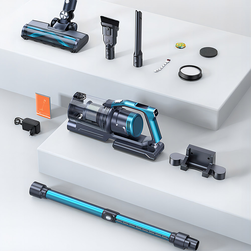 Akumulátorový vysávač Buture VC60, 450W 38kPa Powerful Suction, 55min Runtime, Home Floor Carpet Car Cleaning