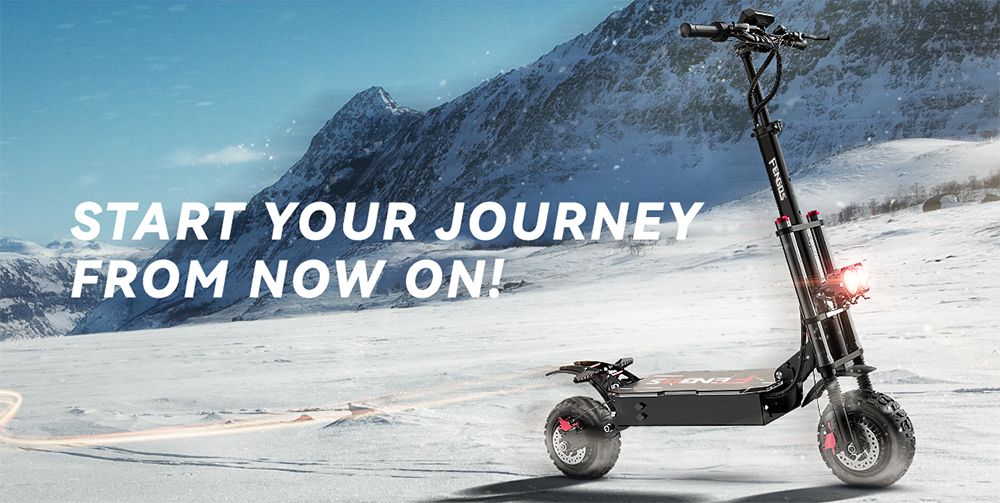 FENGQS GT8 PRO Electric Scooter, 2800W*2 Motor, 67.2V 38Ah batéria, 11 palcové pneumatiky, max. rýchlosť 80 km/h, dojazd 90 km, hydraulické kotúčové brzdy, dvojitý systém odpruženia, LCD displej