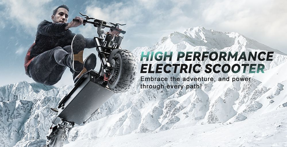 Elektrický skúter FENGQS GT8 PRO, 2800W*2 motor, 67.2V 38Ah batéria, 11 palcové pneumatiky, max. rýchlosť 80km/h, dojazd 90km, hydraulické kotúčové brzdy, dvojitý systém odpruženia, LCD displej