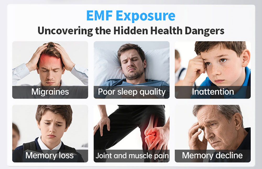 FNIRSI ERD-10 EMF Meter, 4-in-1 Electromagnetic Field Detector with Curve Mode, RF & Radiation Tester for Home, Office, Ghost Hunting