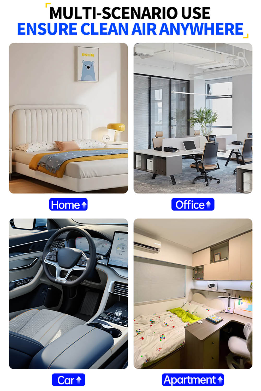 FNIRSI SFD02 4-in-1 Air Quality Monitor, Formaldehyde Detector, HCHO TVOC Temp Tester