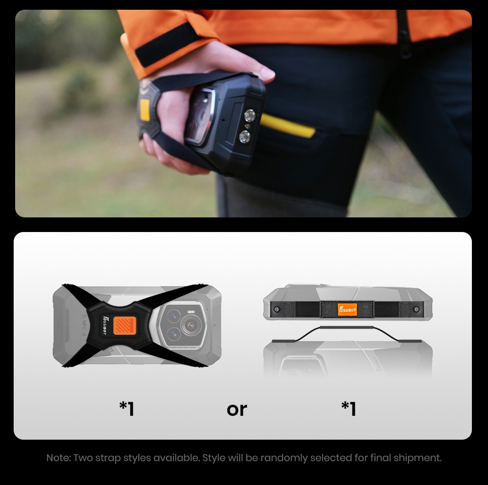 FOSSiBOT F107 Pro Rugged Smartphone, 12+512GB, 6.95-palcový displej, batéria 28 000 mAh, 200MP AI fotoaparát, 66W rýchle nabíjanie, nočné videnie &; 5G
