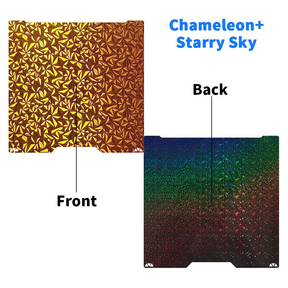 FYSETC 355*346mm Build Plate for Bambu Lab H2D, Chameleon+Starry Sky
