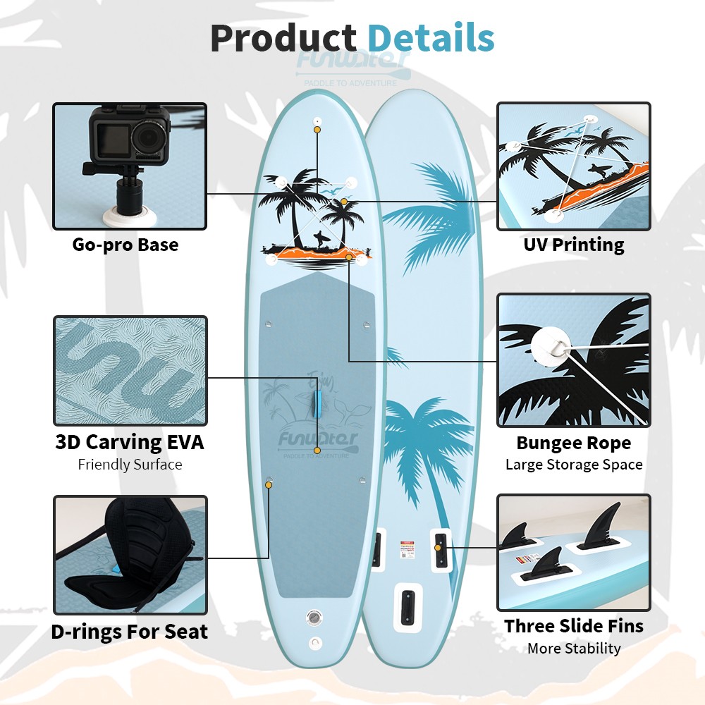 FunWater SUPFW37A Stand Up Paddle Board 335*84*15cm