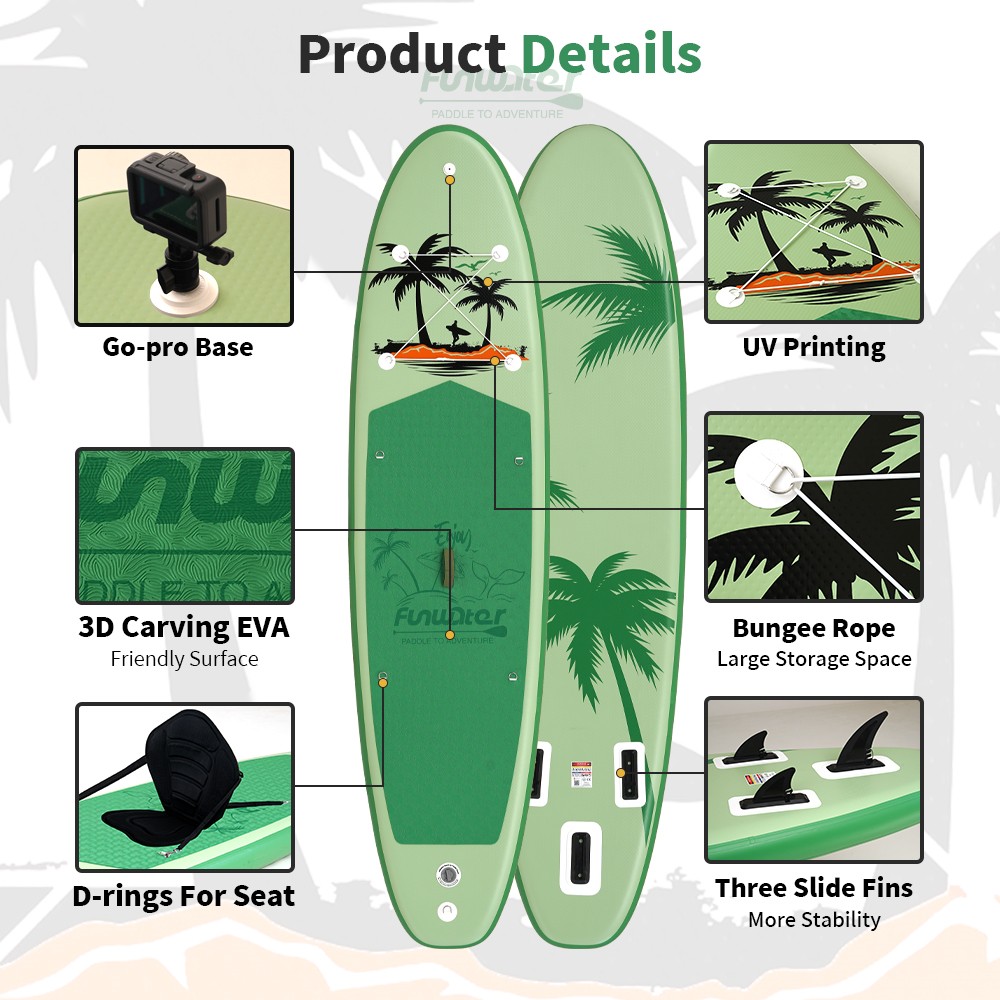 FunWater SUPFW37C Stand Up Paddle Board 335*84*15cm
