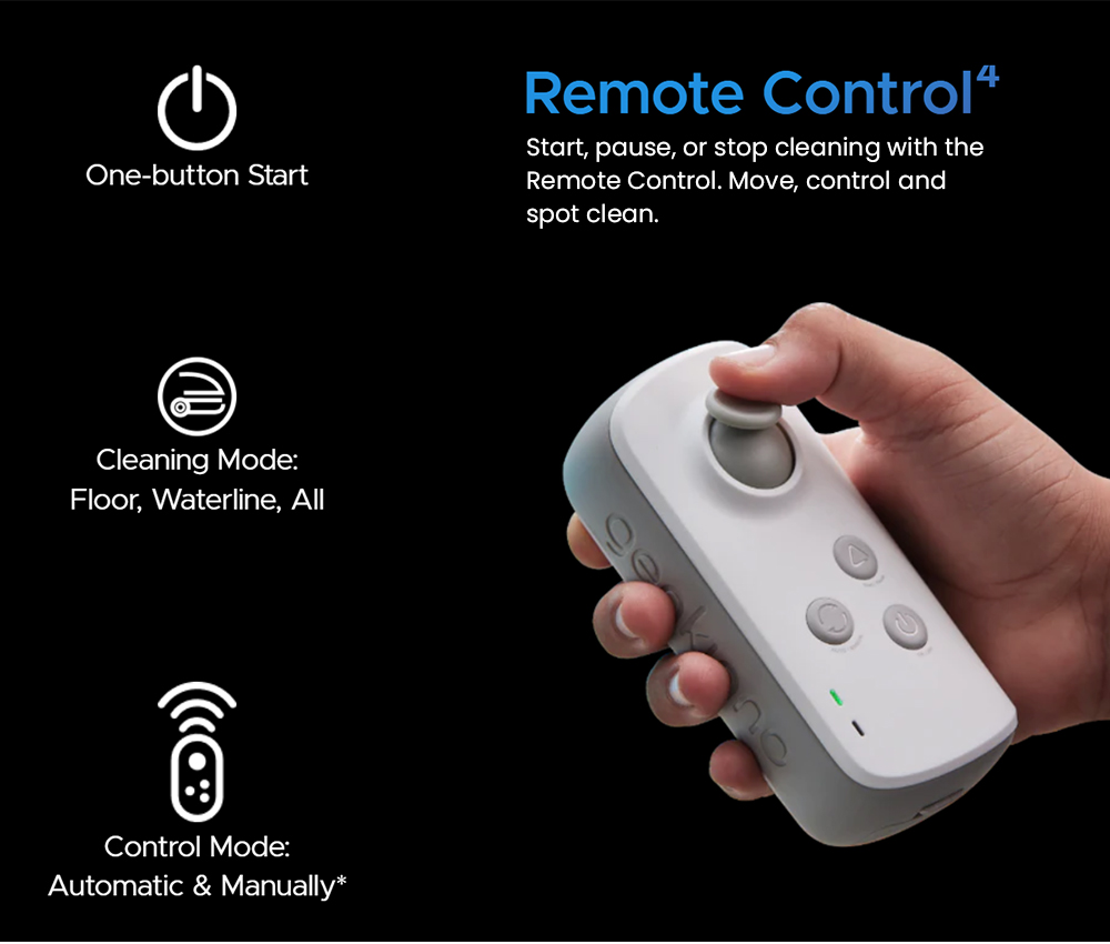 Genkinno ACE 300 Pro Cordless Robotic Pool Cleaner, 30min rýchle čistenie, ultraautomatický, inteligentná aplikácia, samočinné parkovanie, čistenie stien a podlahy, pre vnútrozemské/nadpozemské bazény