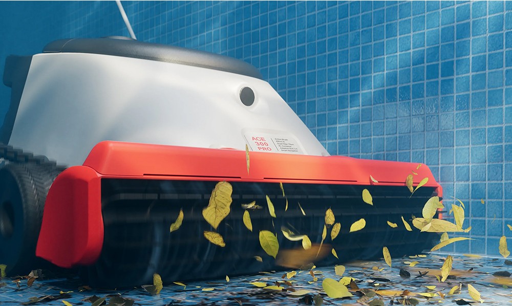 Genkinno ACE 300 Pro Cordless Robotic Pool Cleaner, 30min rýchle čistenie, ultraautomatický, inteligentná aplikácia, samočinné parkovanie, čistenie stien a podlahy, pre vnútrozemské/nadpozemské bazény