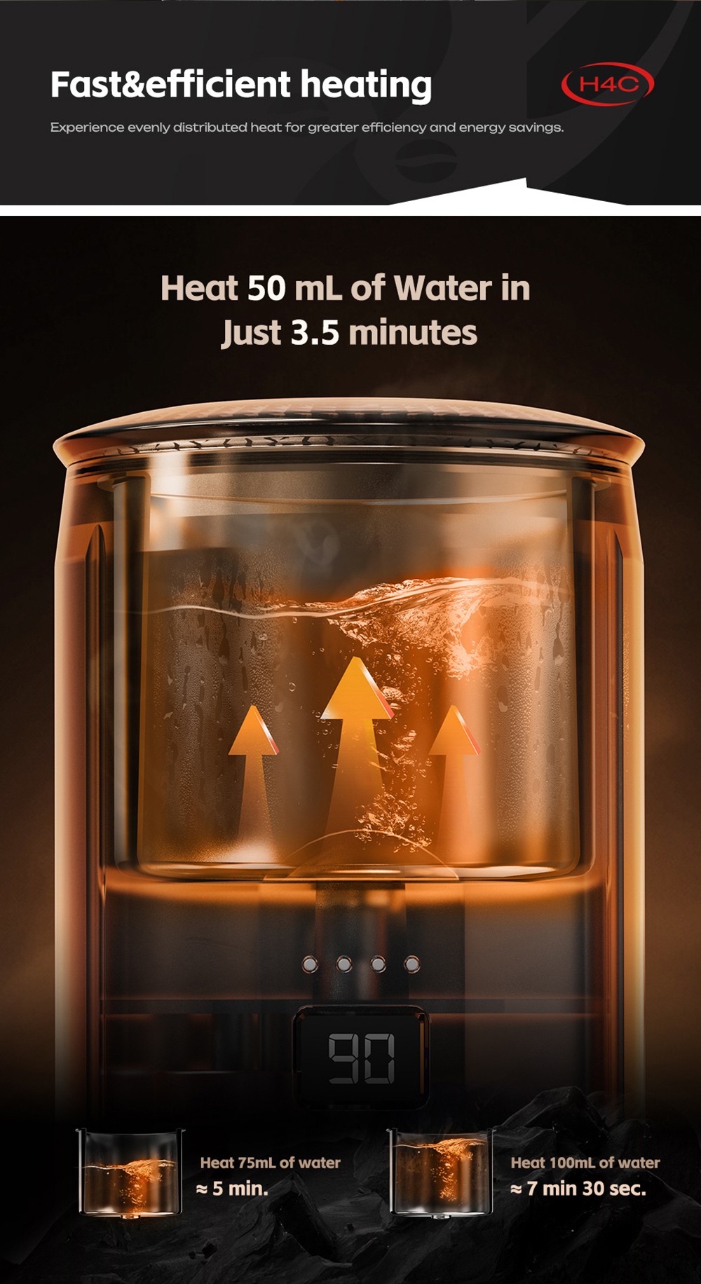 HIBREW H4C Prenosný espresso kávovar, ručný manuálny kávovar na kempovanie, cestovanie a domáce použitie, zelený - Explorer