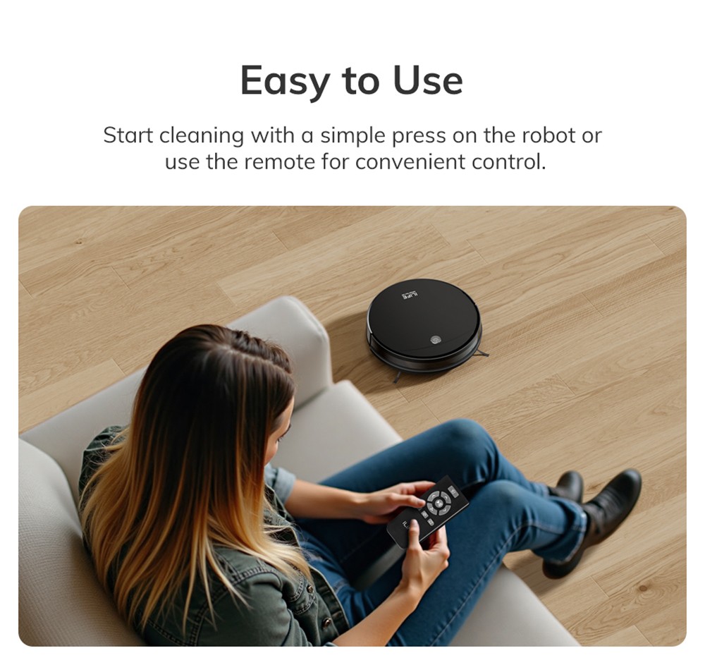 Robotický vysávač ILIFE V10, 5000Pa sanie, 120min prevádzka, gyro navigácia, samonabíjanie, 2.4G WiFi, aplikácia, Alexa a diaľkové ovládanie