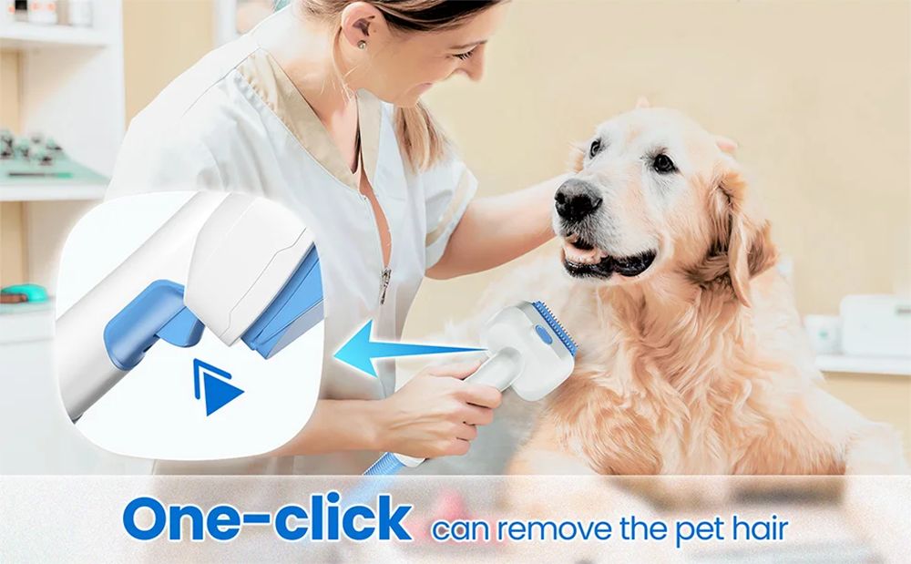 INSE P30 Pet Grooming Vacuum, so 4.5L veľkokapacitným zásobníkom na prach, veľmi nízka hlučnosť pre psy, mačky