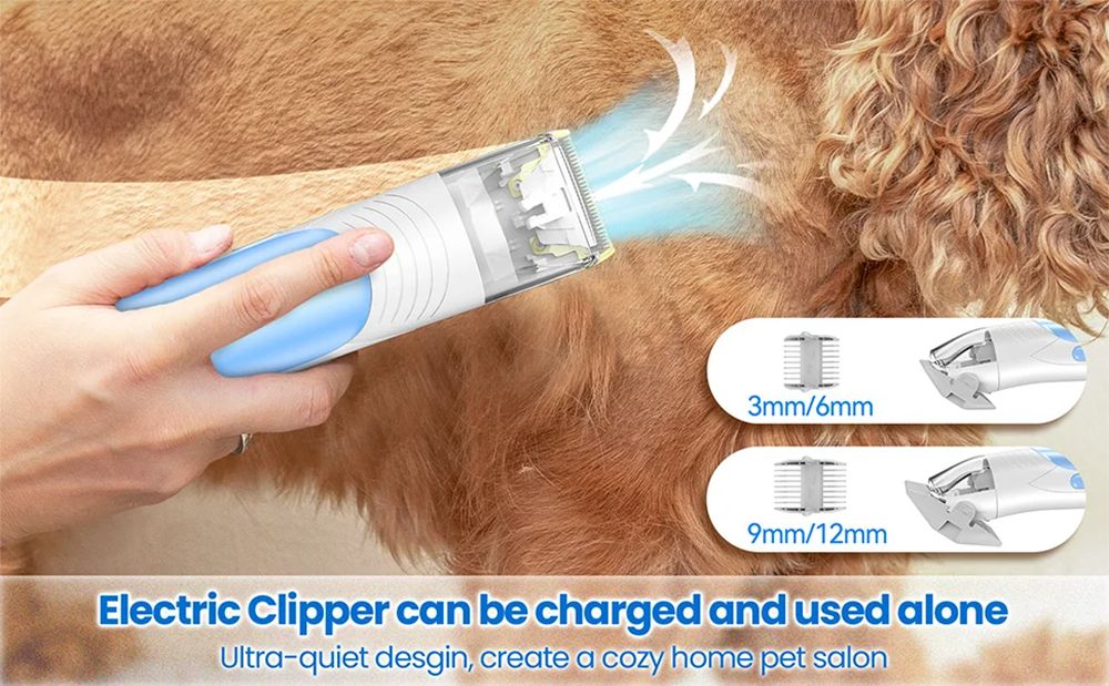 INSE P30 Pet Grooming Vacuum, so 4.5L veľkokapacitným zásobníkom na prach, veľmi nízka hlučnosť pre psy, mačky