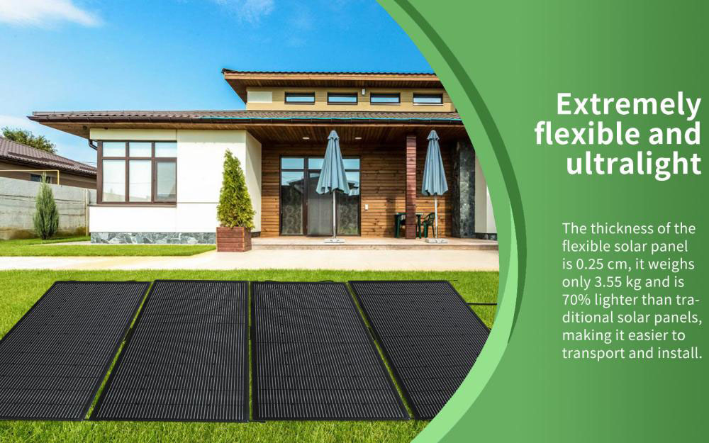 LANPWR 180W Flexible Solar Panels 4pcs