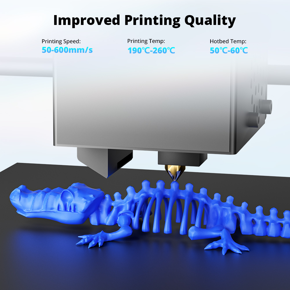 7kg Mecpow High Speed PLA+ Filament - 1kg Červený/ Modrý/ Farba kože/ Zelený/ Žltý/ Oranžový/ Ružový