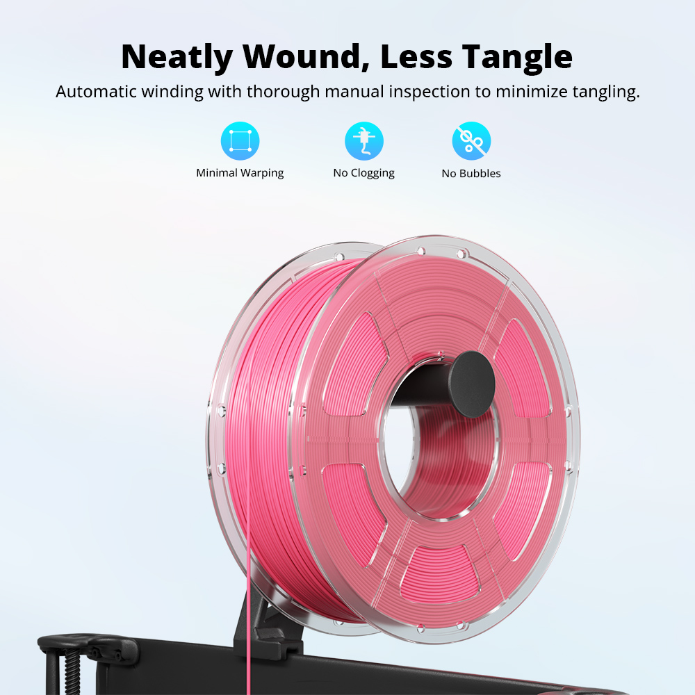 7kg Mecpow High Speed PLA+ Filament - 1kg Červený/ Modrý/ Farba kože/ Zelený/ Žltý/ Oranžový/ Ružový