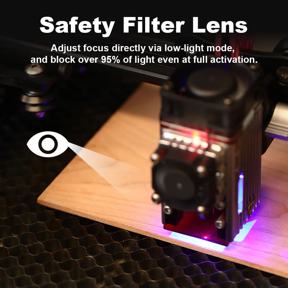 NEJE 5 7W laserový gravírovací stroj, laserový modul E30, 170*180mm