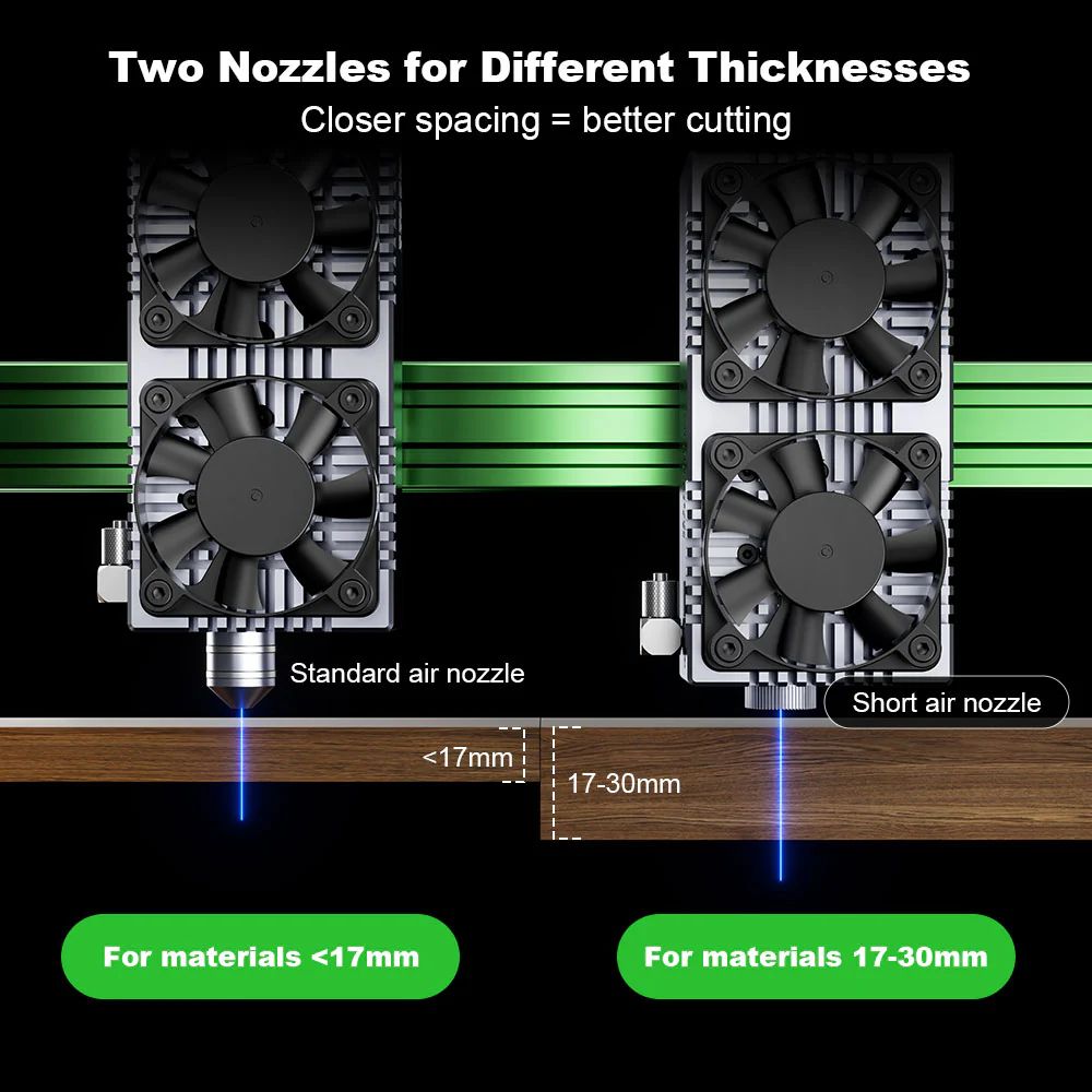 NEJE Max4 V2 E80 20W l&eacute;zergrav&iacute;roz&oacute; &eacute;s v&aacute;g&oacute;, motoros Z-tengely, 1000 mm/s gyors sebess&eacute;g, 750&times;460mm
