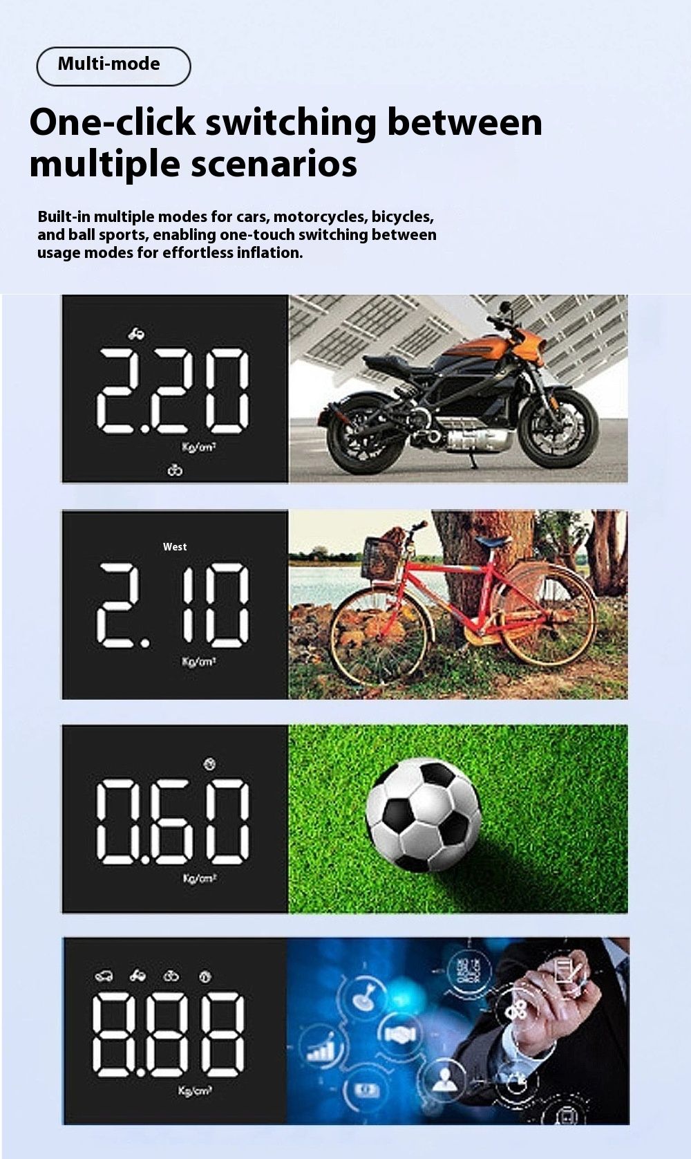 Q32 Portable Electric Air Pump