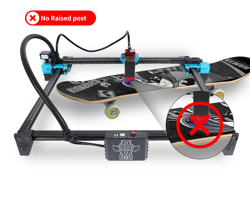 DVA TREES 150mm stúpačky pre TTS Laser Engraver, 8-pack