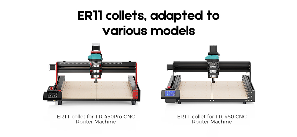 TWO TREES 800W 30000RPM Wood Trimmer Router for TTC450 Series