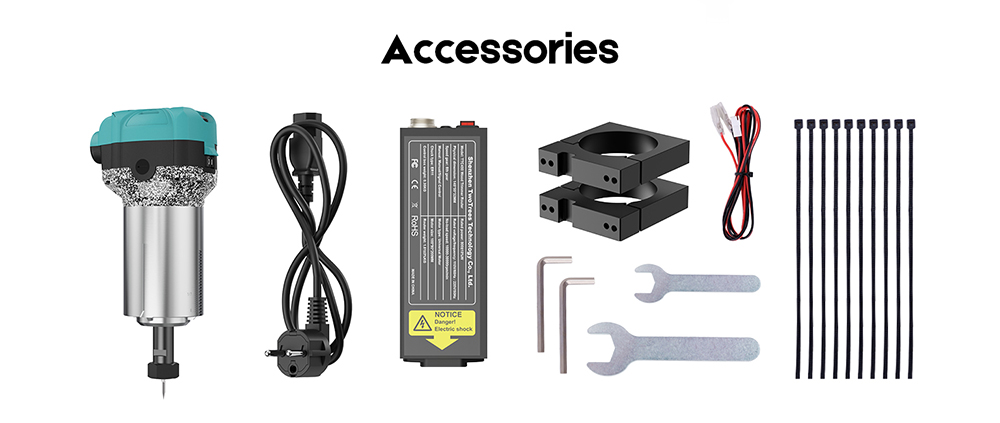 TWO TREES 800W 30000RPM Wood Trimmer Router for TTC450 Series