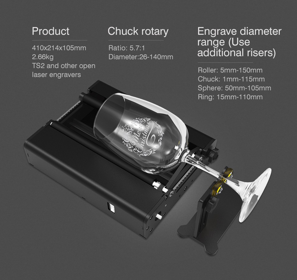 TWO TREES TR2 PRO 4-in-1 Y-axis Rotary Roller
