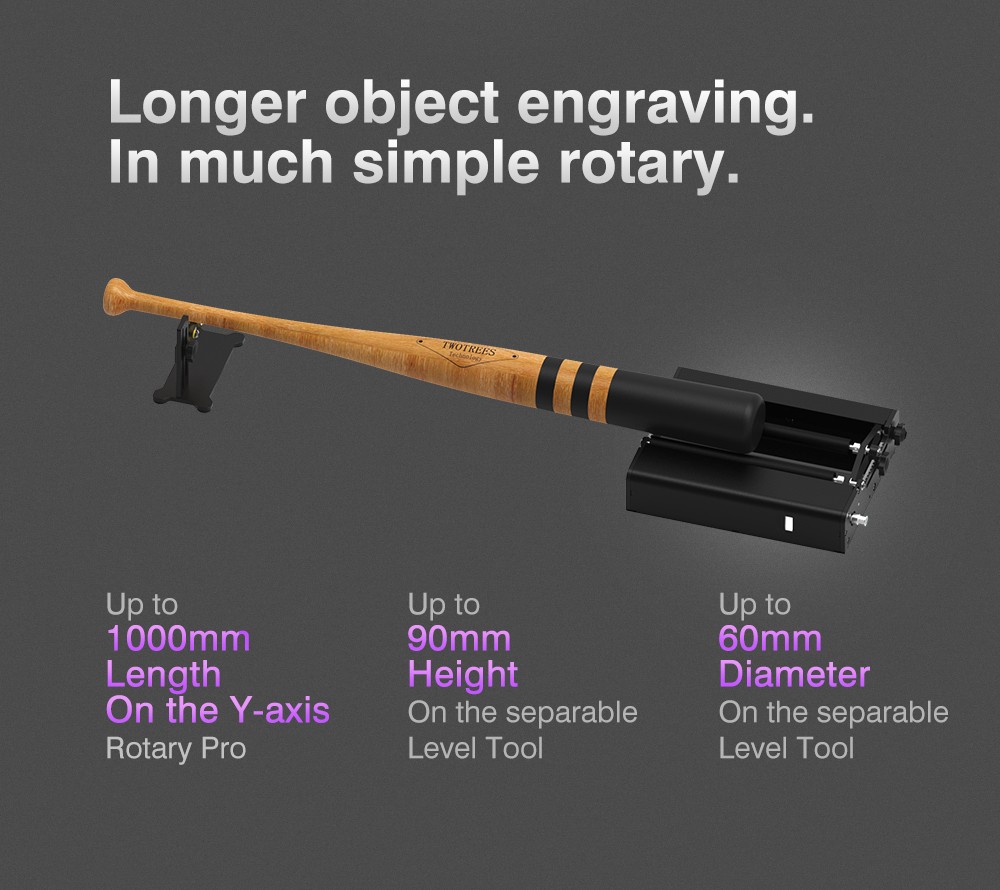 TWO TREES TR2 PRO 4-in-1 Y-axis Rotary Roller