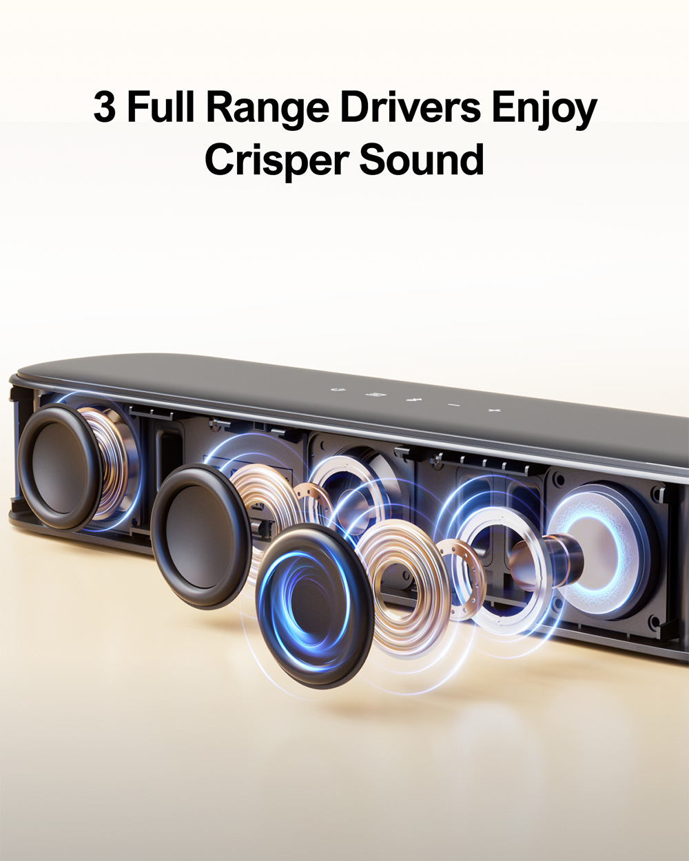 Ultimea Aura A30 5.1 Soundbar + 1 * Pair Steady 310 Speaker Stands, ovládanie aplikácie, 10 pásiem nastavenia ekvalizéra, 121 prednastavených matíc EQ