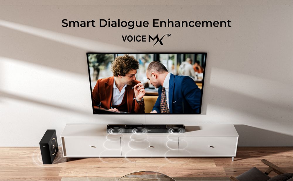Ultimea Skywave F30 3.1.2 Soundbar, Dolby Atmos, ovládanie aplikácií, špičkový výkon 300 W, funkcia CEC, Bluetooth 5.4, 10 pásiem grafického ekvalizéra, 121 prednastavených matíc EQ