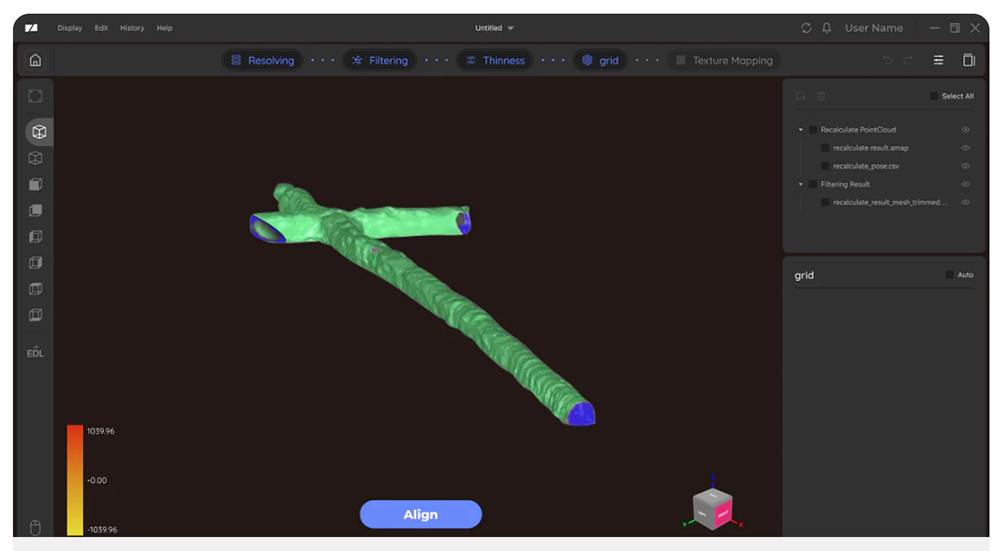 3DMakerpro Eagle Max LiDAR 3D skener, presnosť 2 cm, 8K Ultra Imaging, dosah až 140 m, 3.5-palcová obrazovka