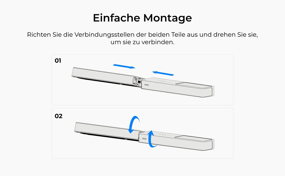 Ultimea Skywave F30 3.1.2 Soundbar, Dolby Atmos, App-Steuerung, 300 W Spitzenleistung, CEC-Funktion, Bluetooth 5.4, 10-Band-Grafik-Equalizer-Einstellungen, 121 voreingestellte EQ-Matrizen