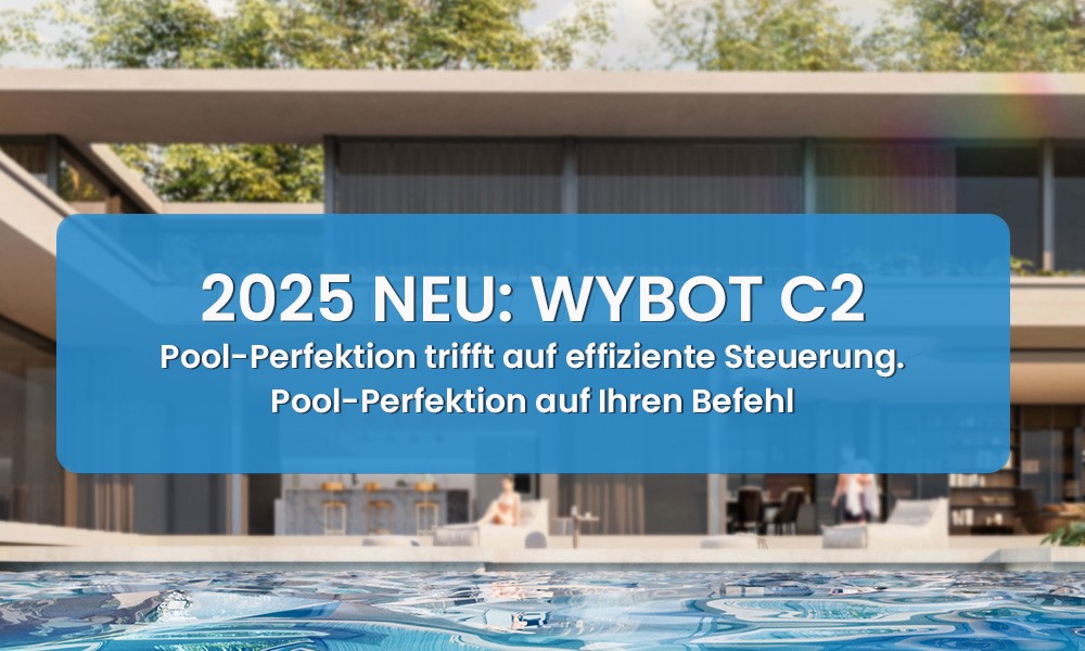 WYBOT C2 Kabelloser Pool-Staubsaugerroboter, Wand- und Wasserlinienreinigung, doppelte Reinigungsfiltration, f&uuml;r eingebaute Pools bis zu 235 m&sup2;, Schwarz/Gr&uuml;n