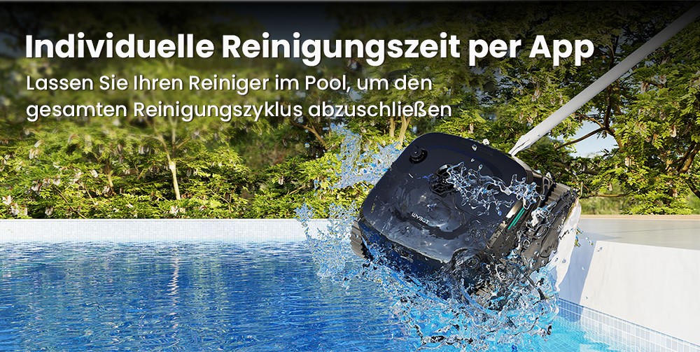WYBOT C2 Kabelloser Pool-Staubsaugerroboter, Wand- und Wasserlinienreinigung, doppelte Reinigungsfiltration, f&uuml;r eingebaute Pools bis zu 235 m&sup2;, Schwarz/Gr&uuml;n