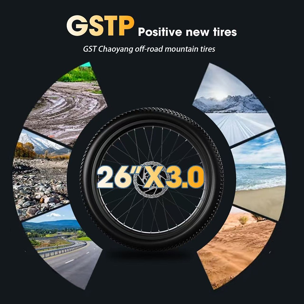 PULUMA PE86 Pro Vélo électrique, moteur 500 W x 2, batterie 48 V 20 Ah, pneus 26 pouces, vitesse maximale 40 km/h, autonomie 150 km, freins hydrauliques, suspension à ressorts à huile, Shimano 7 vitesses, écran LCD, capteur de couple