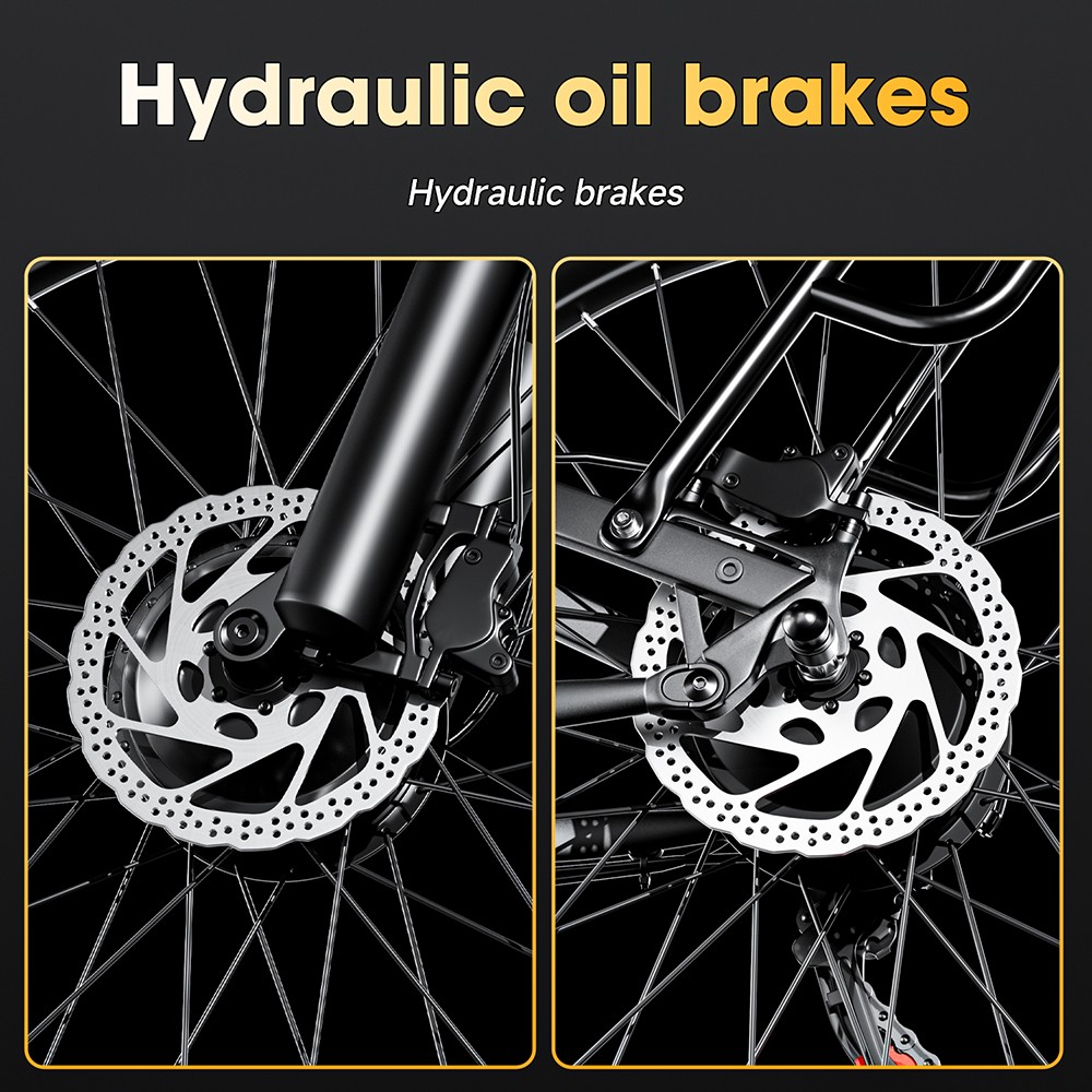 PULUMA PE86 Pro Vélo électrique, moteur 500 W x 2, batterie 48 V 20 Ah, pneus 26 pouces, vitesse maximale 40 km/h, autonomie 150 km, freins hydrauliques, suspension à ressorts à huile, Shimano 7 vitesses, écran LCD, capteur de couple